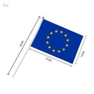 Drapeau Union Européenne en format miniature, accessoire décoratif