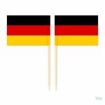Mini drapeaux allemands sur pic pour décoration festive