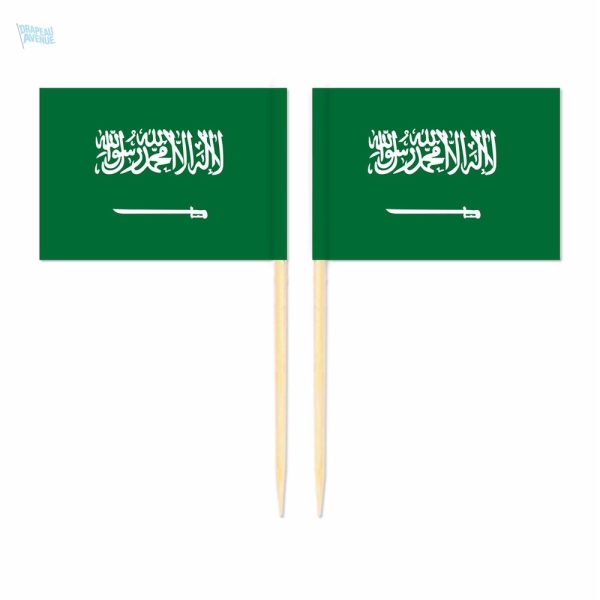 Mini drapeaux Arabie Saoudite pour décoration festive