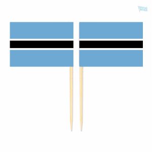 Mini pics drapeau pour célébrer le Botswana