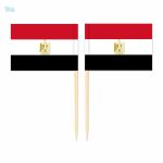 Mini drapeaux d'Égypte en pic pour décoration festive