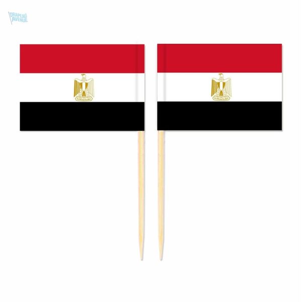 Mini drapeaux d'Égypte en pic pour décoration festive