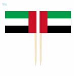 Mini drapeaux des Émirats Arabes Unis sur pics décoratifs