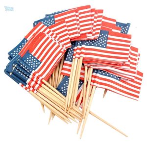 Drapeaux miniatures États-Unis pour événements et célébrations
