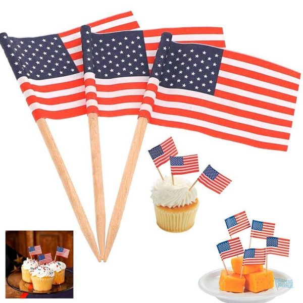 Accessoires drapeau américain en petite taille pour fêtes