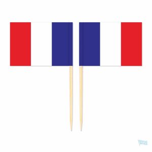Mini drapeaux France pour décoration et événements festifs