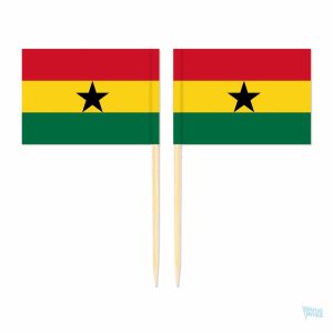 Mini drapeaux du Ghana pour décoration festive