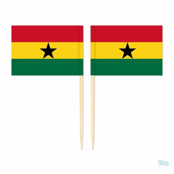 Mini drapeaux du Ghana pour décoration festive