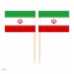 Mini pics drapeau Iran pour décoration festive