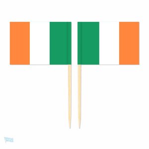 Mini drapeaux de l'Irlande pour décoration festive