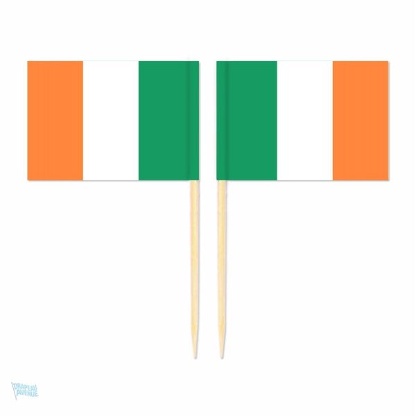 Mini drapeaux de l'Irlande pour décoration festive