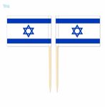 Mini pics drapeau Israël pour décorations festives
