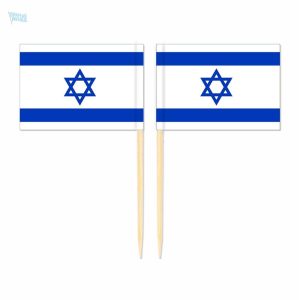Mini pics drapeau Israël pour décorations festives