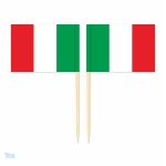 Mini pics drapeau Italie pour décoration festive