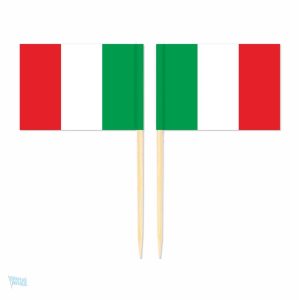 Mini pics drapeau Italie pour décoration festive