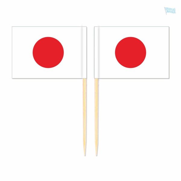 Mini pics drapeau Japon pour décoration de fête