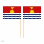 Mini drapeaux Kiribati en pic pour décoration festive