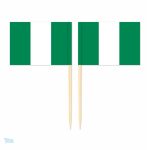 Mini pics drapeau du Nigeria pour décoration festive