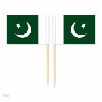 Mini drapeaux du Pakistan en pic pour décorations festives