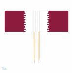 Mini pics drapeau Qatar pour décoration festive
