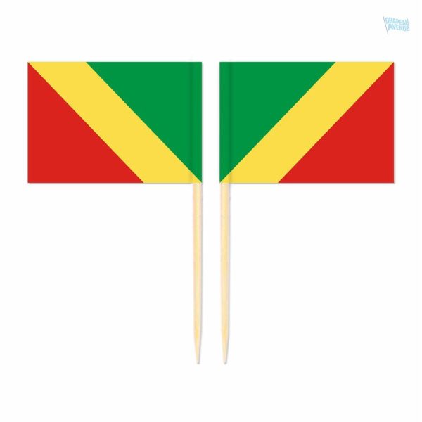 Mini drapeaux de la République du Congo en pic