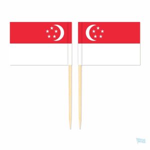 Mini drapeaux Singapour pour décoration ou événements festifs