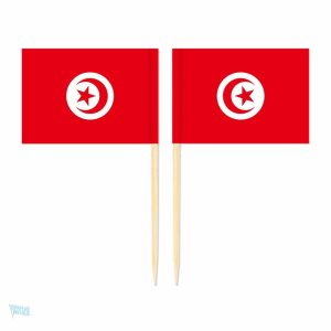 Mini drapeaux de la Tunisie pour décoration festive