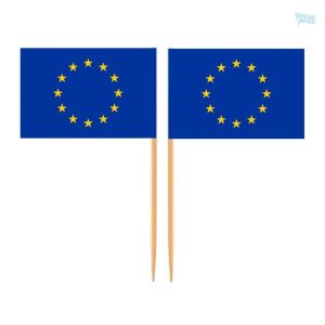 Mini pics drapeau Union Européenne pour événements festifs