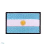 Patch drapeau Argentine, emblème national en tissu