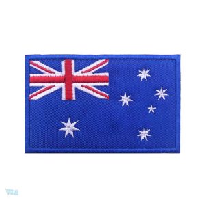 Patch drapeau Australie, emblème national en tissu
