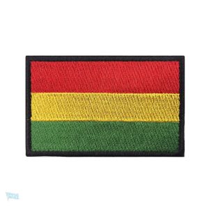 Patch drapeau Bolivie, symbole national, design coloré