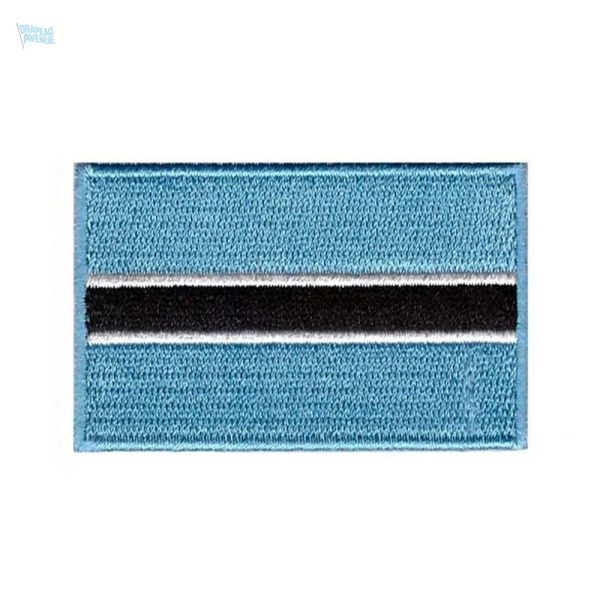 Patch drapeau Botswana, symbole de l'identité nationale