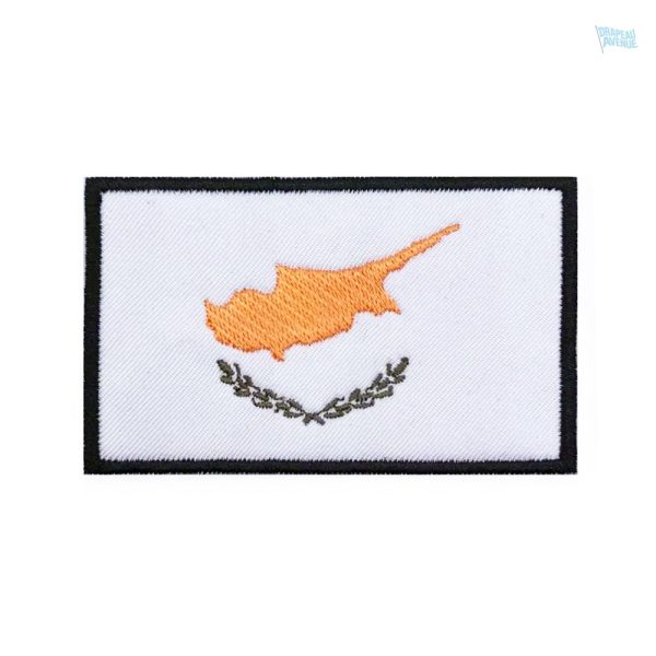 Patch drapeau Chypre, symbole national et décoratif