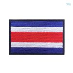 Patch drapeau Costa Rica, symbole national coloré