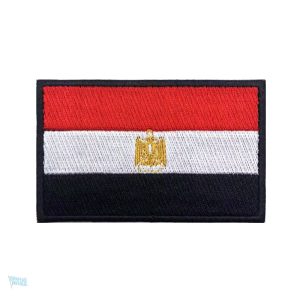 Patch drapeau Égyptien pour décoration ou personnalisation