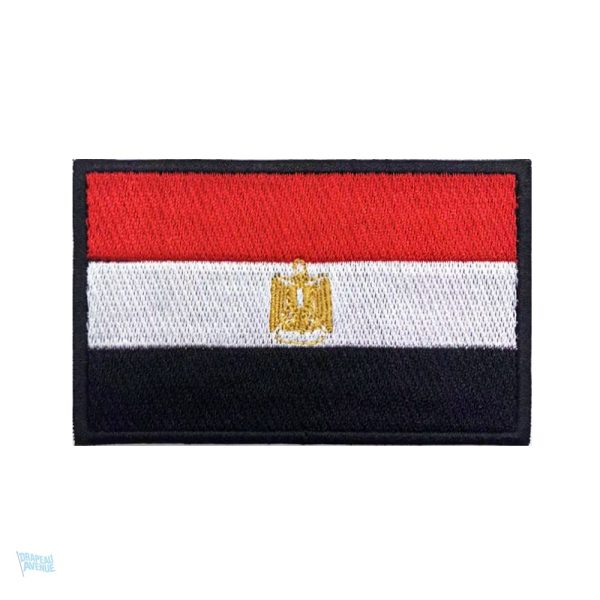 Patch drapeau Égyptien pour décoration ou personnalisation