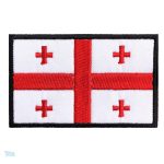 Patch drapeau de la Géorgie, symbole national emblématique