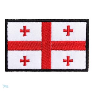 Patch drapeau de la Géorgie, symbole national emblématique