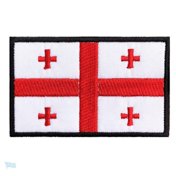 Patch drapeau de la Géorgie, symbole national emblématique