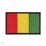 Patch drapeau de la Guinée au design coloré