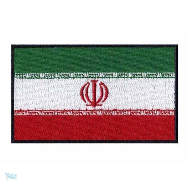 Patch drapeau Iran, symbole national en tissu pour collectionneurs