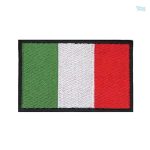 Patch drapeau Italie en tissu, accessoire de décoration