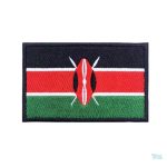 Patch drapeau du Kenya, symbole national coloré et distinctif