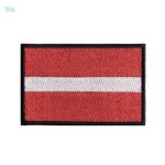 Patch drapeau Lettonie, emblème national en textile