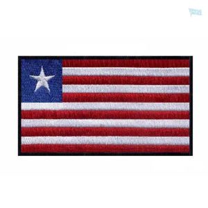Patch drapeau Liberia, emblème national pour collection ou décoration