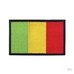 Patch drapeau Mali, symbole national en tissu