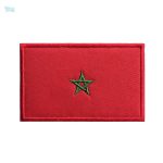 Patch drapeau Maroc, symbole national en tissu