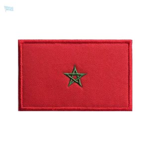Patch drapeau Maroc, symbole national en tissu
