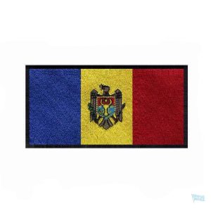 Patch drapeau Moldavie, symbole national en tissu