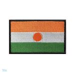 Patch drapeau du Niger en tissu coloré
